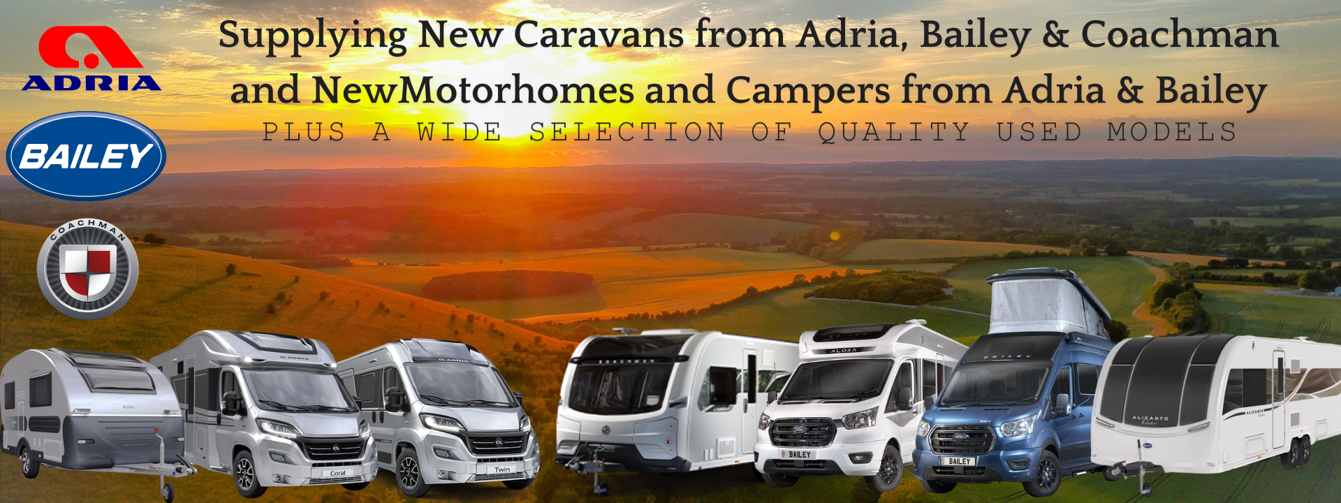 NEW Adria, Bailey and Coachman Caravans and Motorhomes at Dyce Caravans